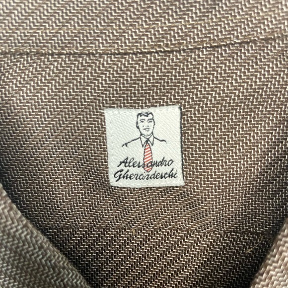 Alessandro Gherardeschi Brown Long Sleeve Shirt - Picture 3 of 9